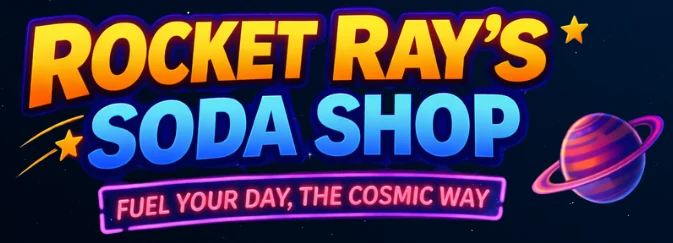 Rocket Ray’s Soda Shop — Fuel your day, the cosmic way